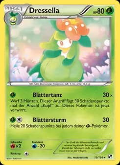 Dressella card in German
