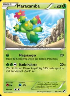 Maracamba card in German