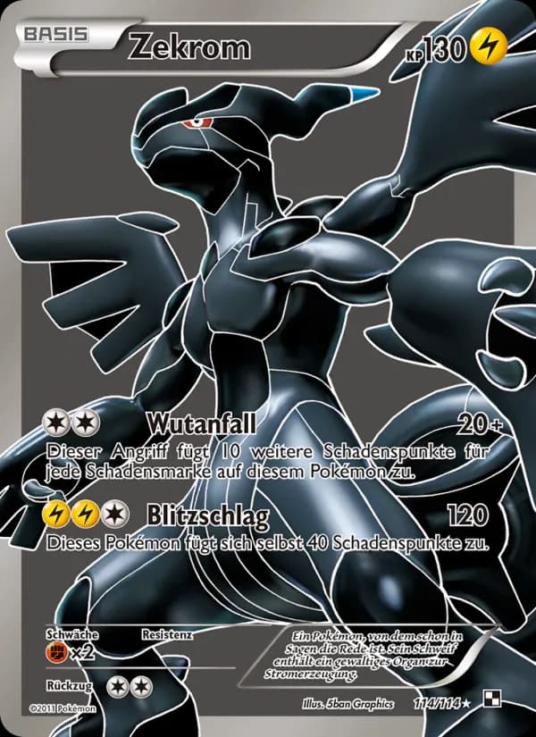 Zekrom card in German