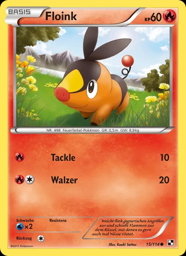 Floink card in German