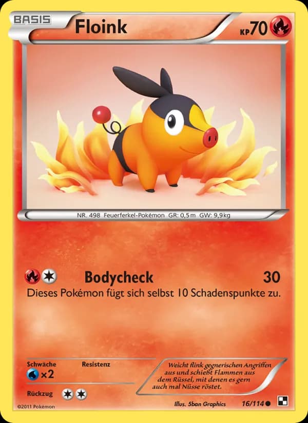 Floink card in German