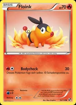 Floink card in German