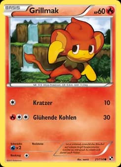 Grillmak card in German