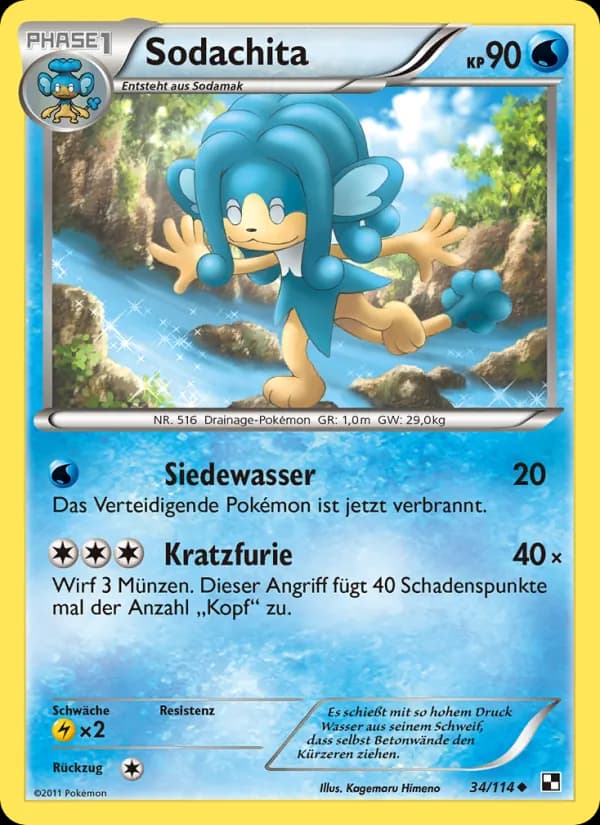 Sodachita card in German