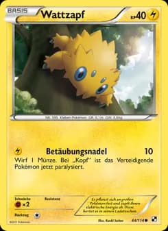 Wattzapf card in German