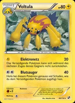 Voltula card in German