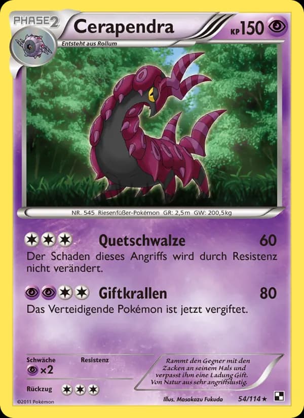 Cerapendra card in German