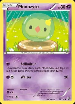Monozyto card in German