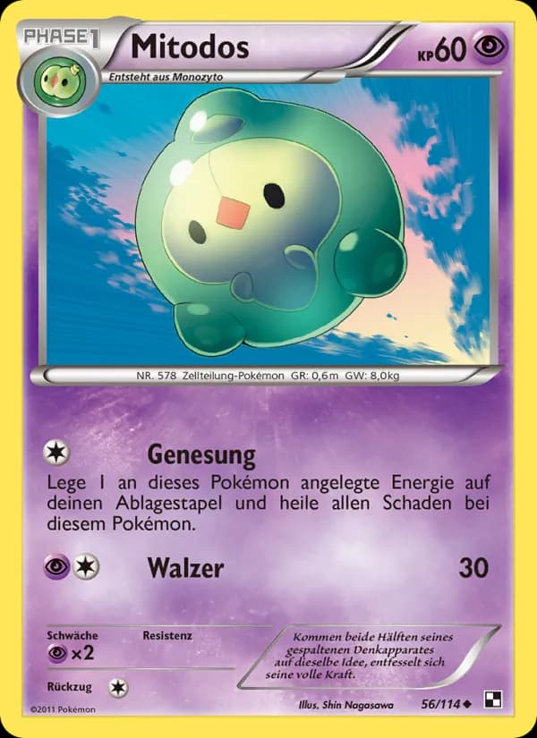 Mitodos card in German