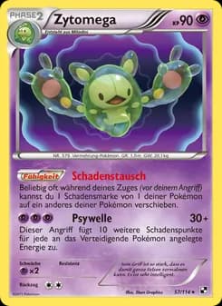 Zytomega card in German