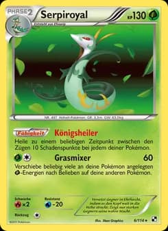 Serpiroyal card in German