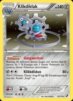 Klikdiklak card in German