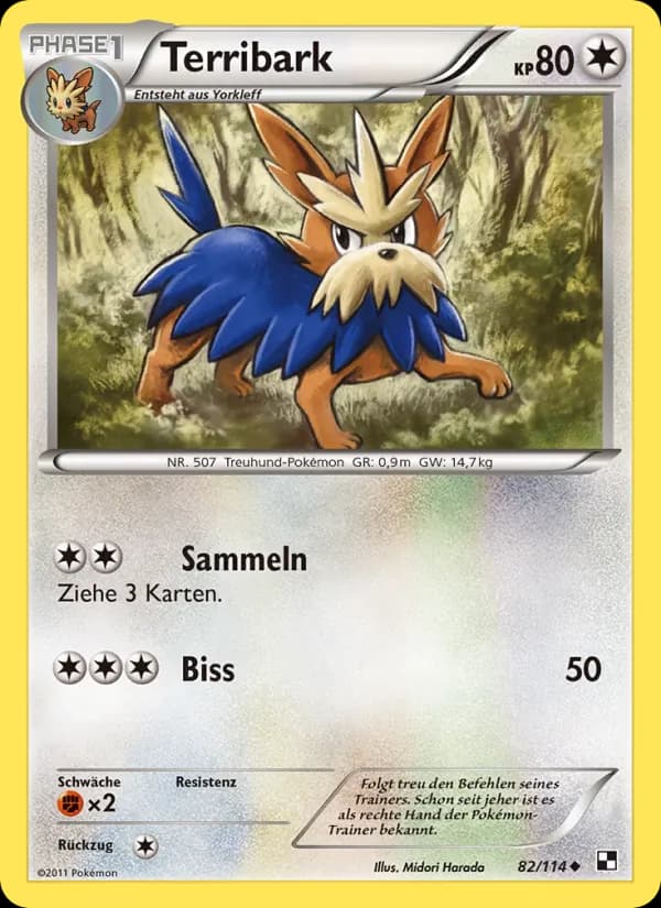 Terribark card in German