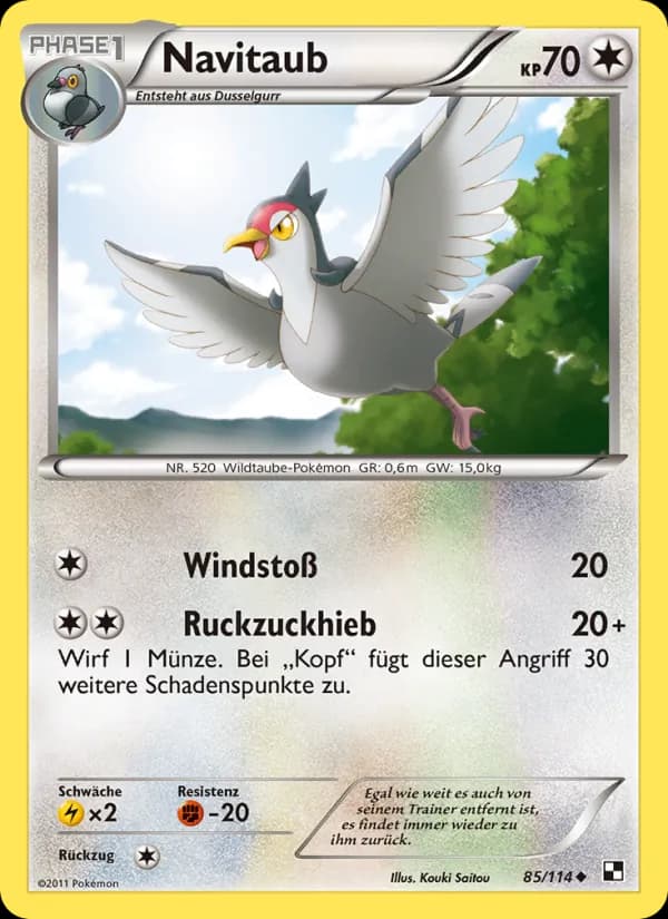 Navitaub card in German