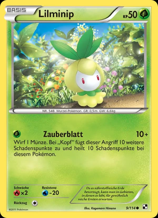 Lilminip card in German