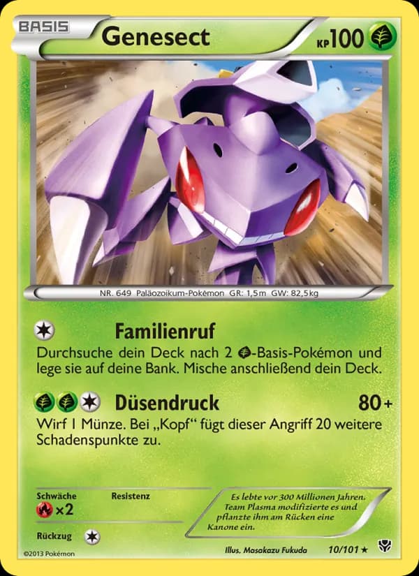 Genesect card in German