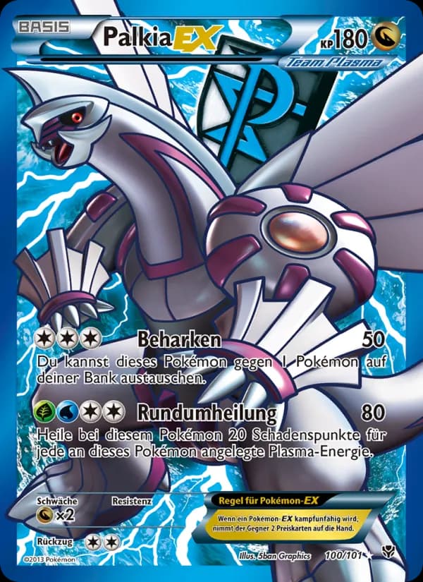 Palkia-EX card in German