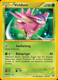 Viridium card in German