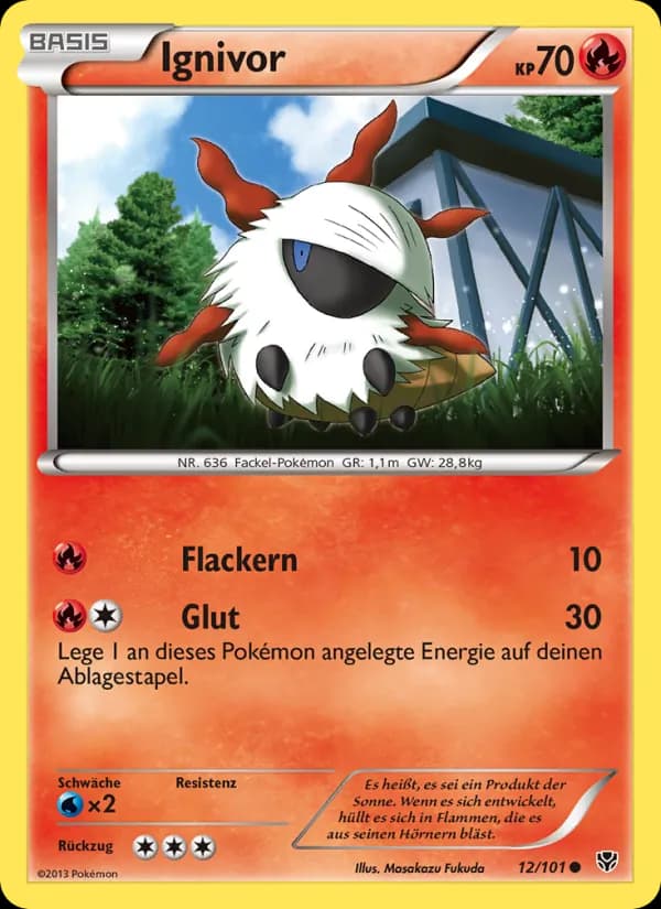 Ignivor card in German