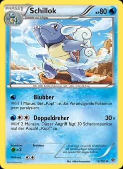 Schillok card in German