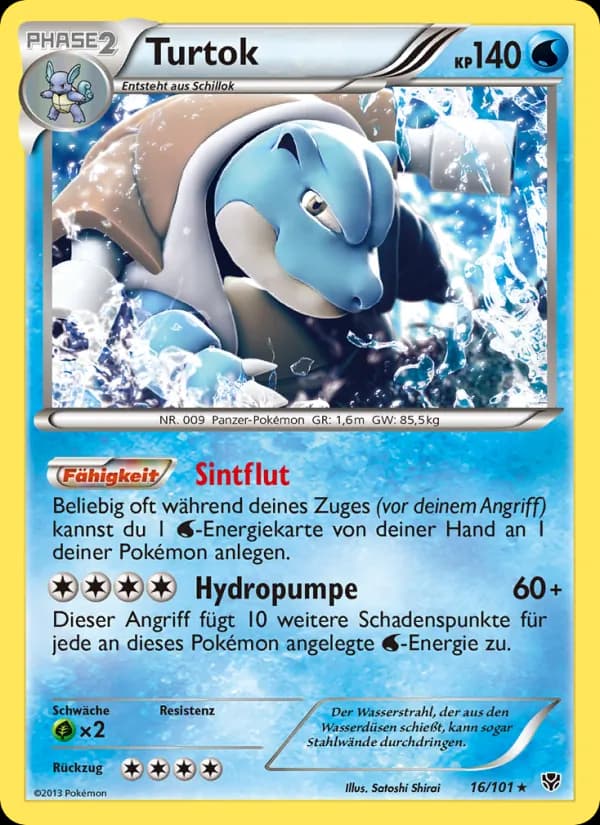 Turtok card in German