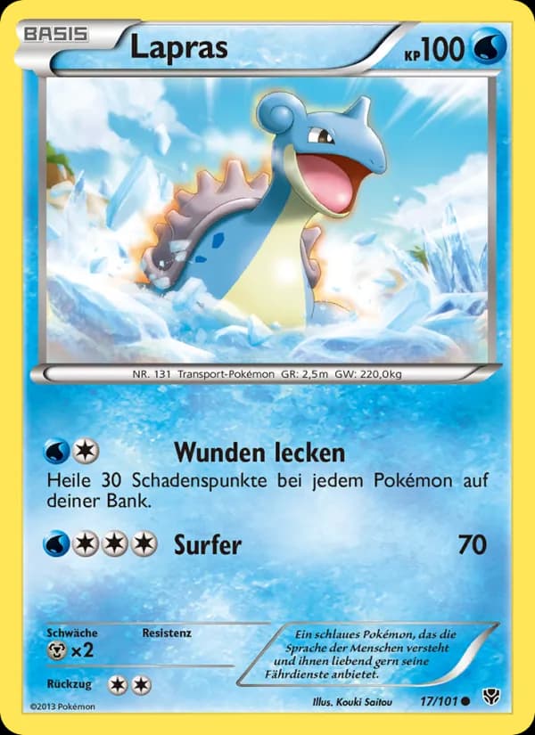 Lapras card in German