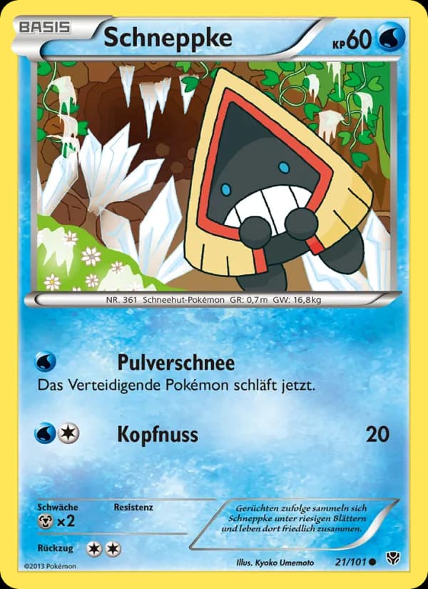 Schneppke card in German