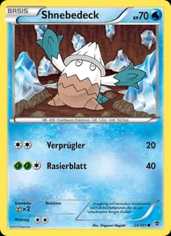 Shnebedeck card in German