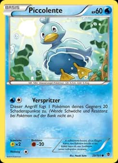 Piccolente card in German