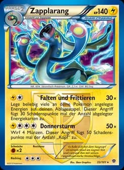 Zapplarang card in German