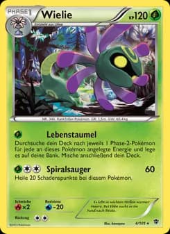 Wielie card in German