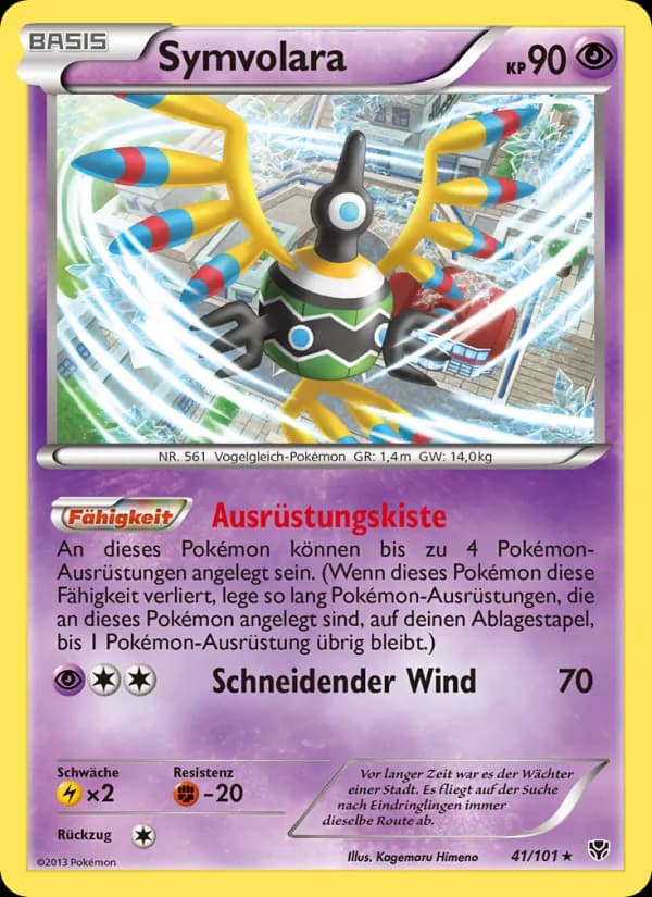 Symvolara card in German