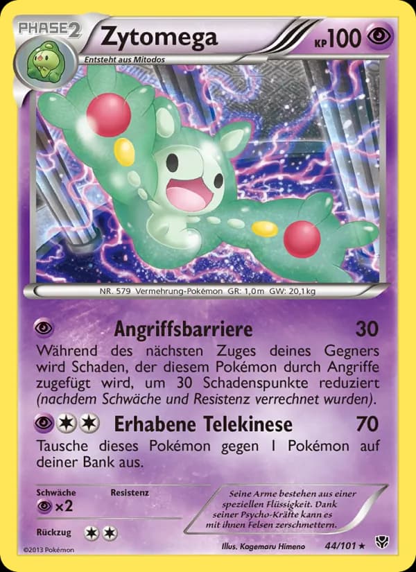 Zytomega card in German