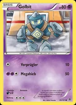 Golbit card in German