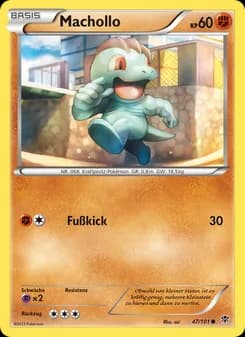 Machollo card in German
