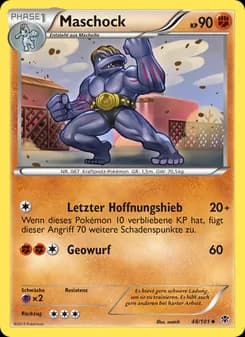 Maschock card in German