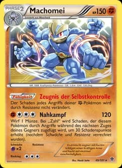 Machomei card in German
