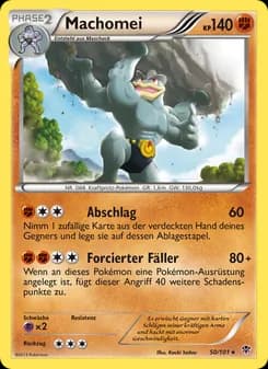 Machomei card in German