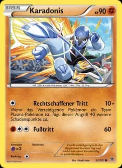 Karadonis card in German
