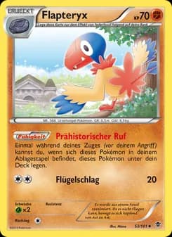 Flapteryx card in German