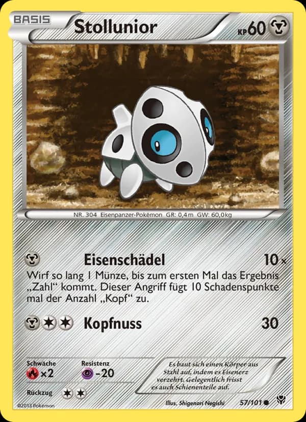 Stollunior card in German