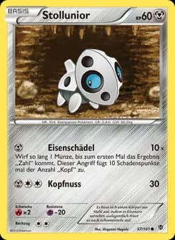 Stollunior card in German