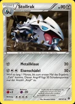 Stollrak card in German
