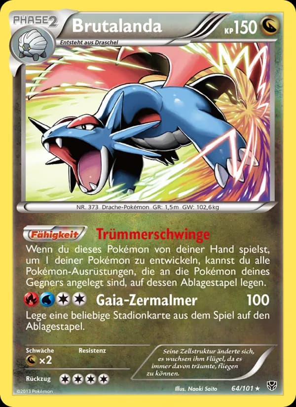 Brutalanda card in German