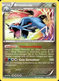 Brutalanda card in German