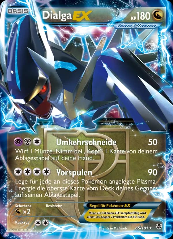 Dialga-EX card in German