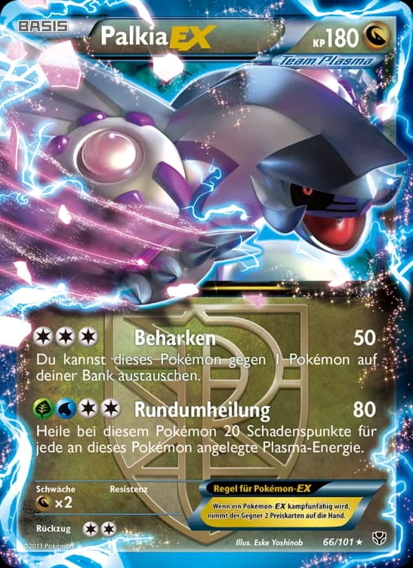Palkia-EX card in German