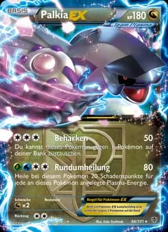 Palkia-EX card in German