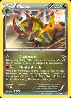 Maxax card in German