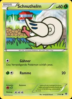 Schnuthelm card in German